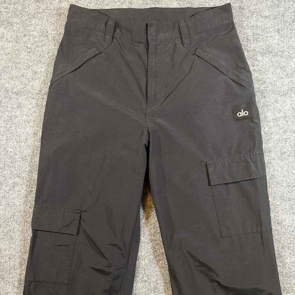 Alo Yoga Edge Trouser Black Cargo Pants Womens Small